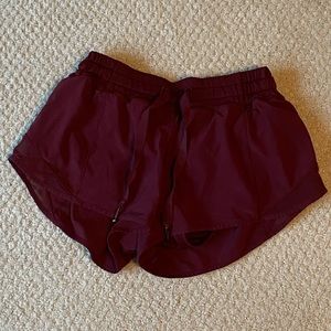 Maroon (wine red) Hotta hot shorts